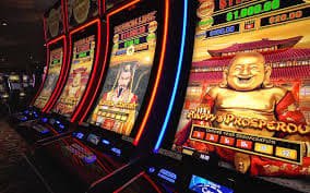 Slot Machine Reels Jackpot ပေါ်လာသောမြင်ကွင်း