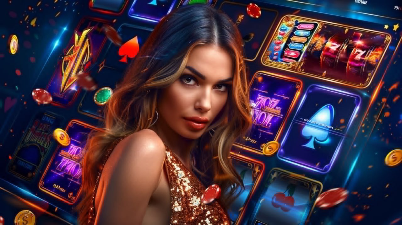 Mobile Phone တွင် Slot Game ကစားနေသောမြင်ကွင်း